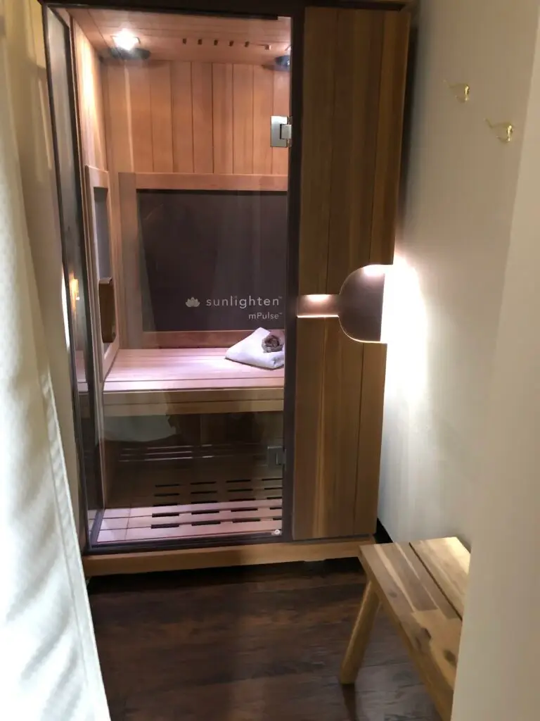 Infrared sauna at Instinct Holistic Medical Spa in Bozeman Montana